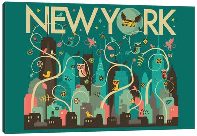 Wild New York Canvas Art Print - Travel Posters