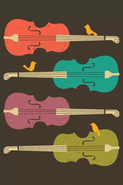 Cellos: Birds On A Cello String by Jazzberry Blue