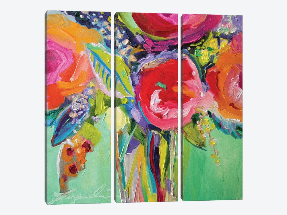 Ode To Summer I by Jacqueline Brewer 3-piece Canvas Artwork