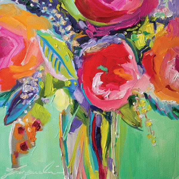 Botanical Still Life: Ode To Summer I by Jacqueline Brewer