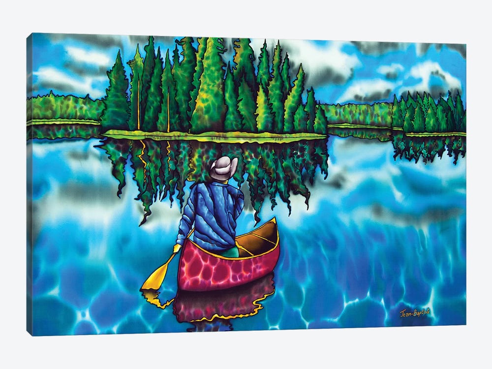Canoeing Ontario by Daniel Jean-Baptiste 1-piece Canvas Art