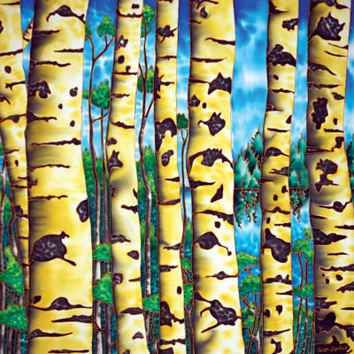 Clay Bank Berch by Daniel Jean-Baptiste canvas print