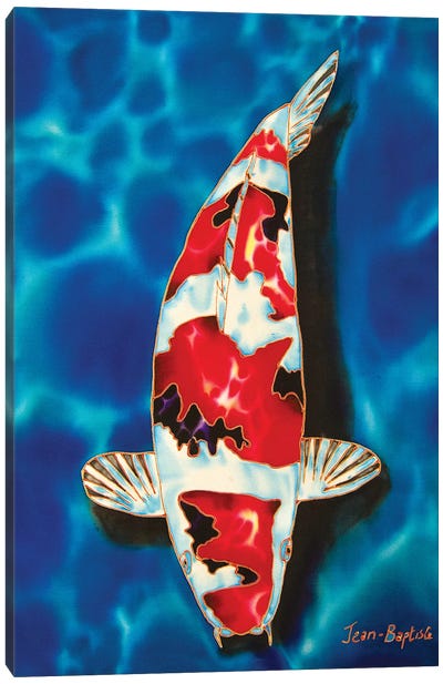 1 Koi Canvas Art Print - Koi Fish Art