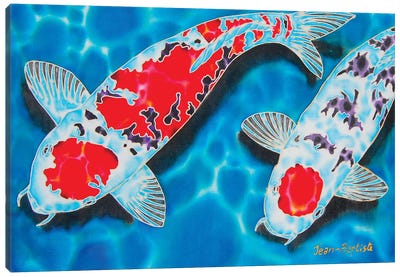 Ditsu Koi Canvas Art Print - Koi Fish Art