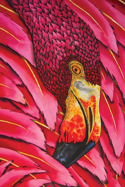 Flamingos: Flaming Flamingo by Daniel Jean-Baptiste