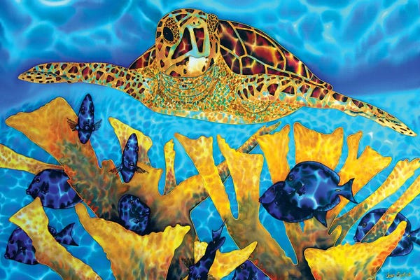 Animal Rights: Hawksbill & Tangs by Daniel Jean-Baptiste