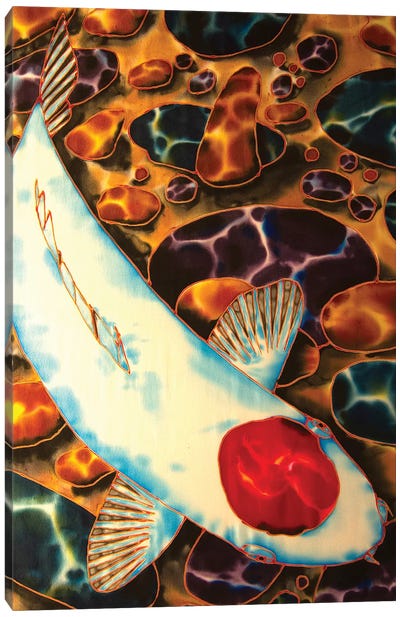Japanese Koi Canvas Art Print - Koi Fish Art