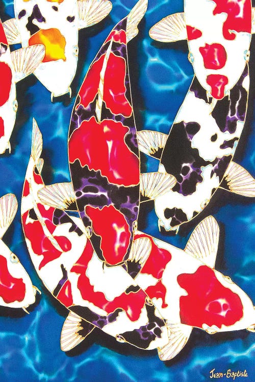 Japanese Koi Garden by Daniel Jean-Baptiste wall art