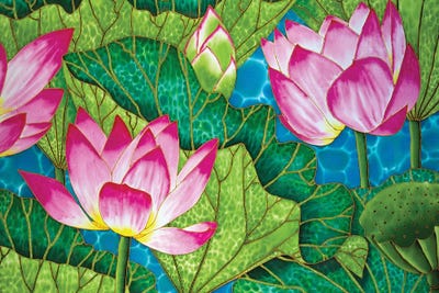 Lotus by Daniel Jean-Baptiste canvas print
