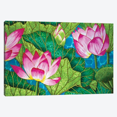 Lotus Canvas Print #JBT38} by Daniel Jean-Baptiste Canvas Wall Art