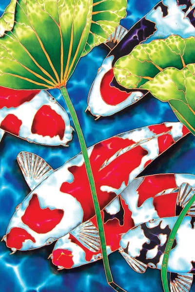 Koi: Lotus Garden by Daniel Jean-Baptiste