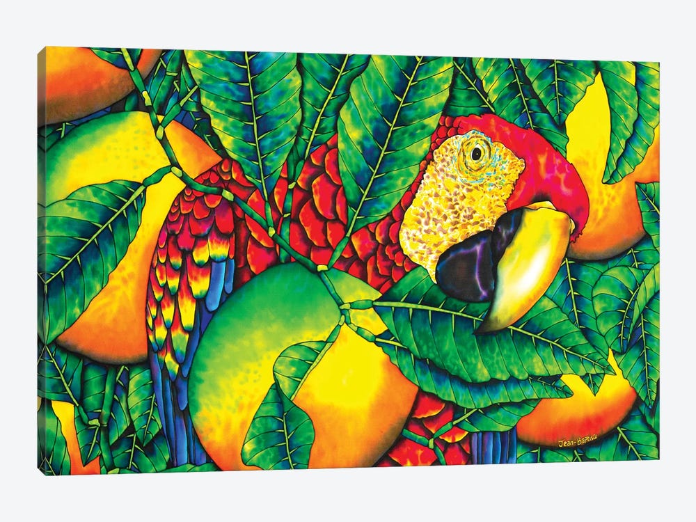 Macaw & Oranges by Daniel Jean-Baptiste 1-piece Art Print