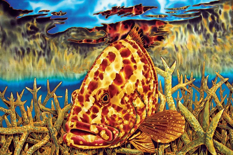 Nassau Grouper by Daniel Jean-Baptiste wall art