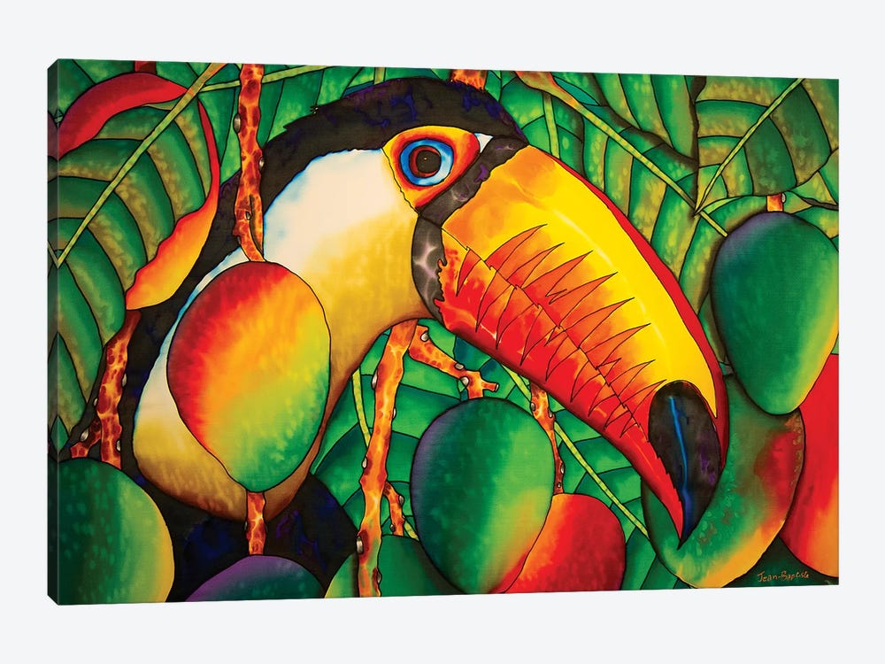 Paradise Toucan by Daniel Jean-Baptiste 1-piece Canvas Print