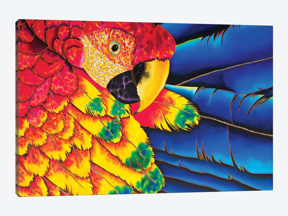 Scarlet Macaw by Daniel Jean-Baptiste 1-piece Canvas Art Print