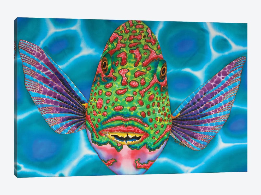Spotted Parrotfish by Daniel Jean-Baptiste 1-piece Canvas Print