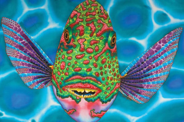 Fish: Spotted Parrotfish by Daniel Jean-Baptiste