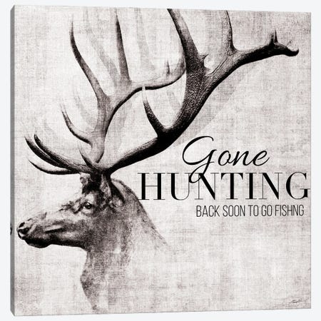 Gone Hunting And Fishing Canvas Print #JBU40} by John Butler Canvas Art