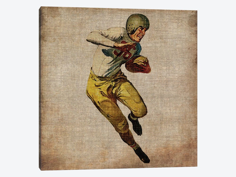 Vintage Sports III by John Butler 1-piece Canvas Artwork