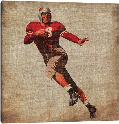 Vintage Sports IV Canvas Art Print - Gym Art