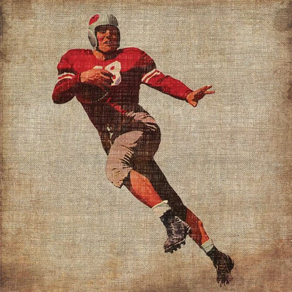 Kids Sports Art: Vintage Sports IV by John Butler
