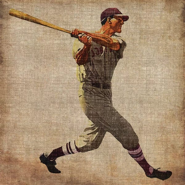 Kids Sports Art: Vintage Sports VI by John Butler