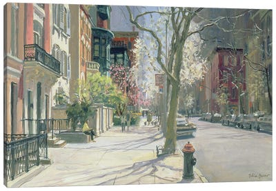 East 70th Street, New York, 1996 Canvas Art Print