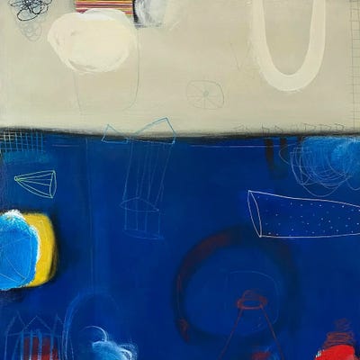 Mariana Left The Trench To Enjoy Her Beach Vacation by Jessamyn Box acrylic art print