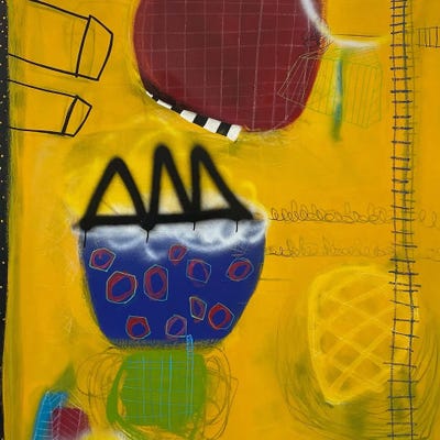 She Had Courage Like Cardboard In The Rain by Jessamyn Box acrylic art print