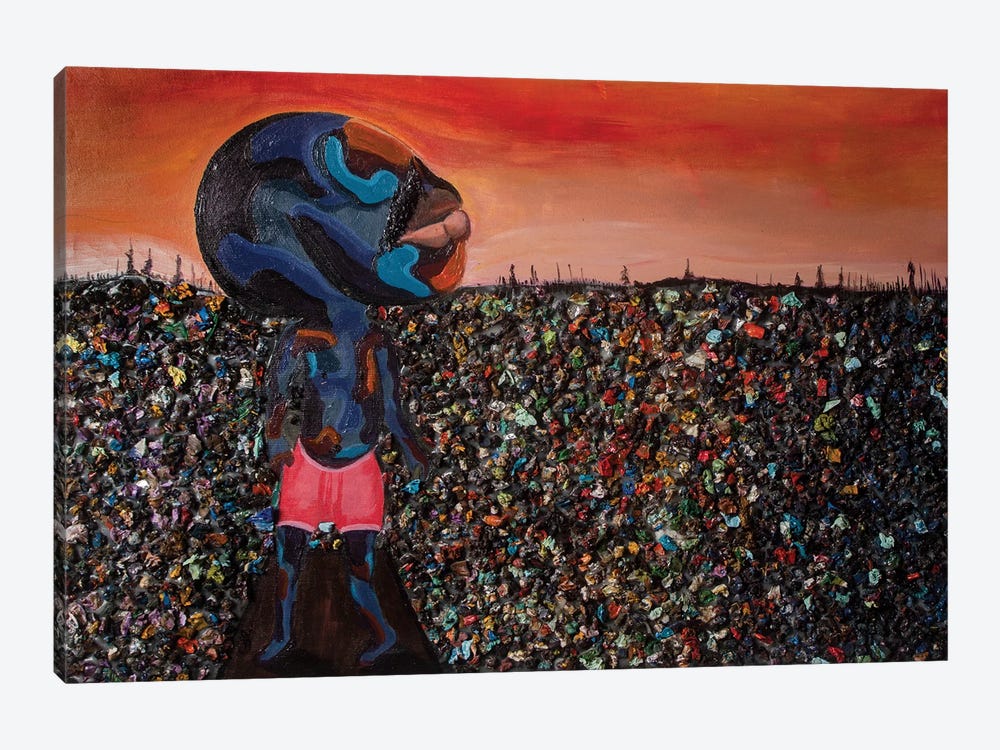 Lost In The Garden I by Janet Adenike Adebayo 1-piece Canvas Art Print