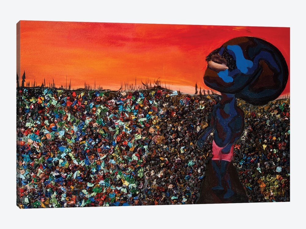 Lost In The Garden II by Janet Adenike Adebayo 1-piece Canvas Art