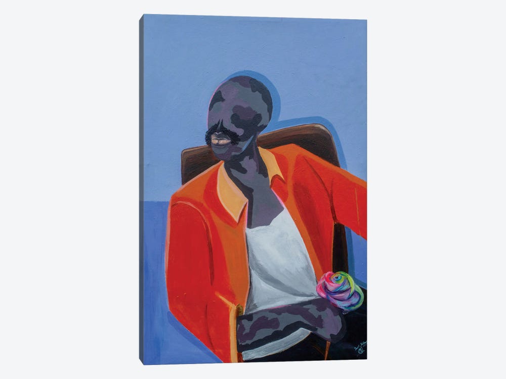 Hiding The Emotions by Janet Adenike Adebayo 1-piece Canvas Print