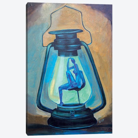 Be The Light Canvas Print #JBY3} by Janet Adebayo Adenike Art Print