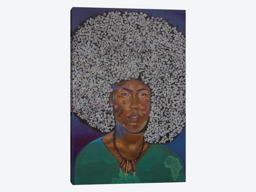 Pulchritude by Janet Adenike Adebayo 1-piece Canvas Art Print