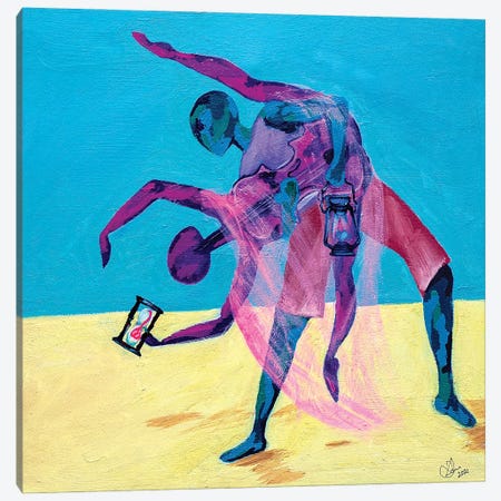 Enjoy Friendship - The Dance Canvas Print #JBY5} by Janet Adebayo Adenike Canvas Wall Art