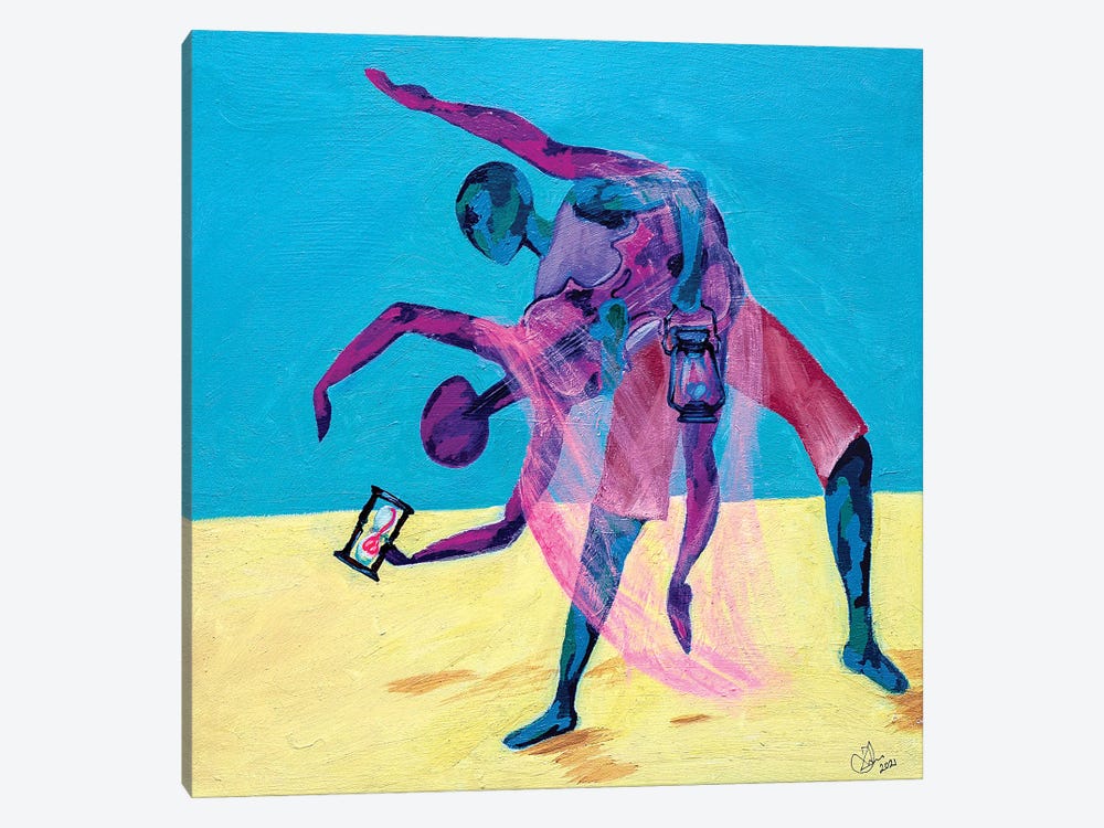 Enjoy Friendship - The Dance by Janet Adenike Adebayo 1-piece Canvas Art Print