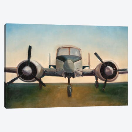 Airplane Canvas Print #JCA1} by Joseph Cates Art Print
