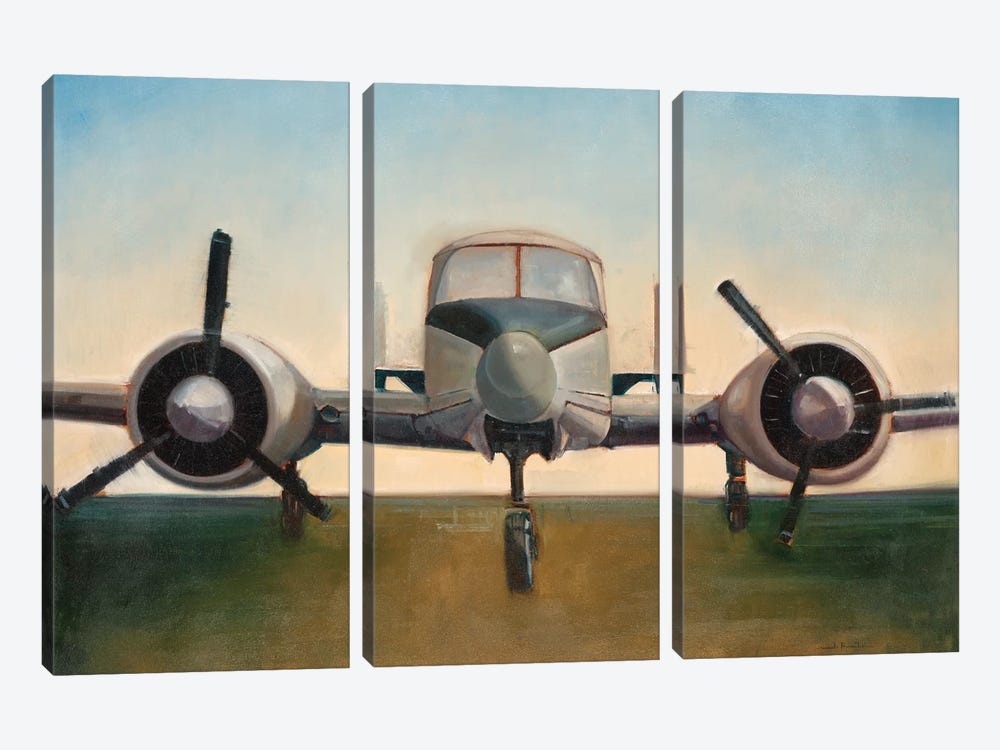 Airplane by Joseph Cates 3-piece Canvas Art