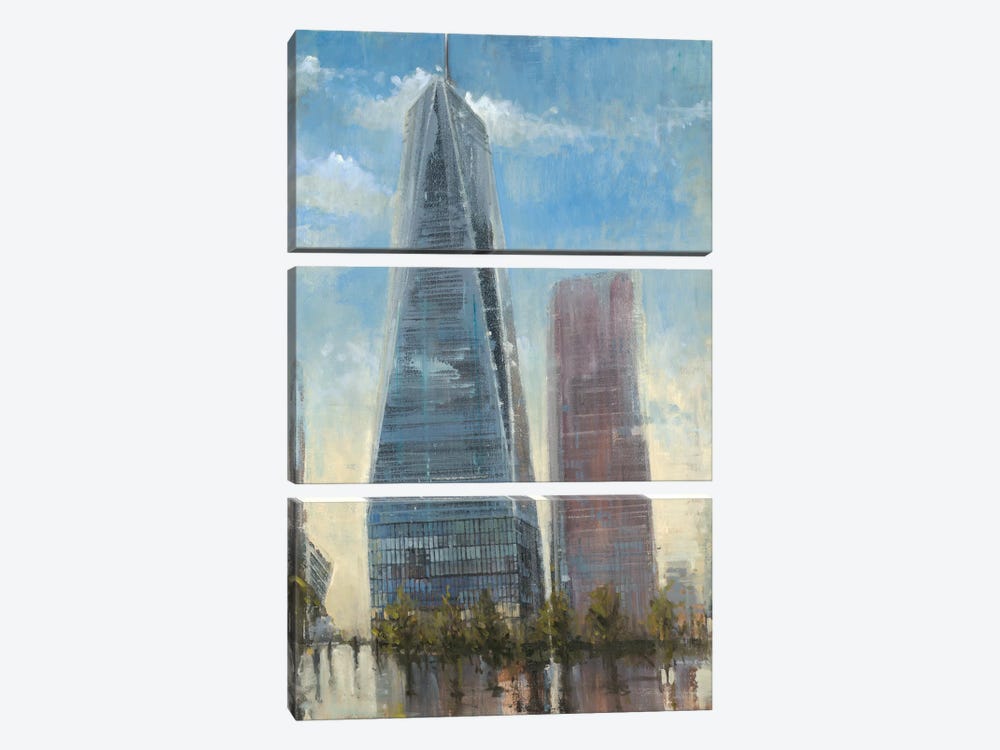 Freedom Tower by Joseph Cates 3-piece Canvas Art Print