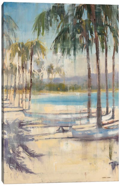 Ocean Palms I Canvas Art Print