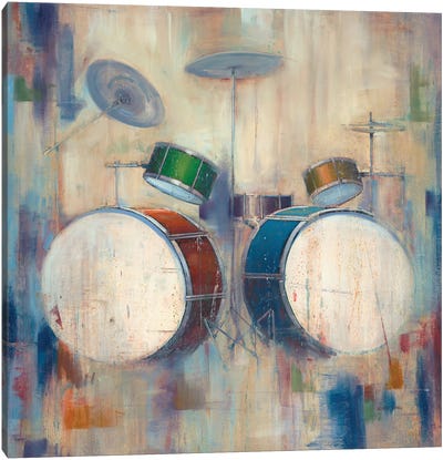 Drums Canvas Art Print - Music Lover