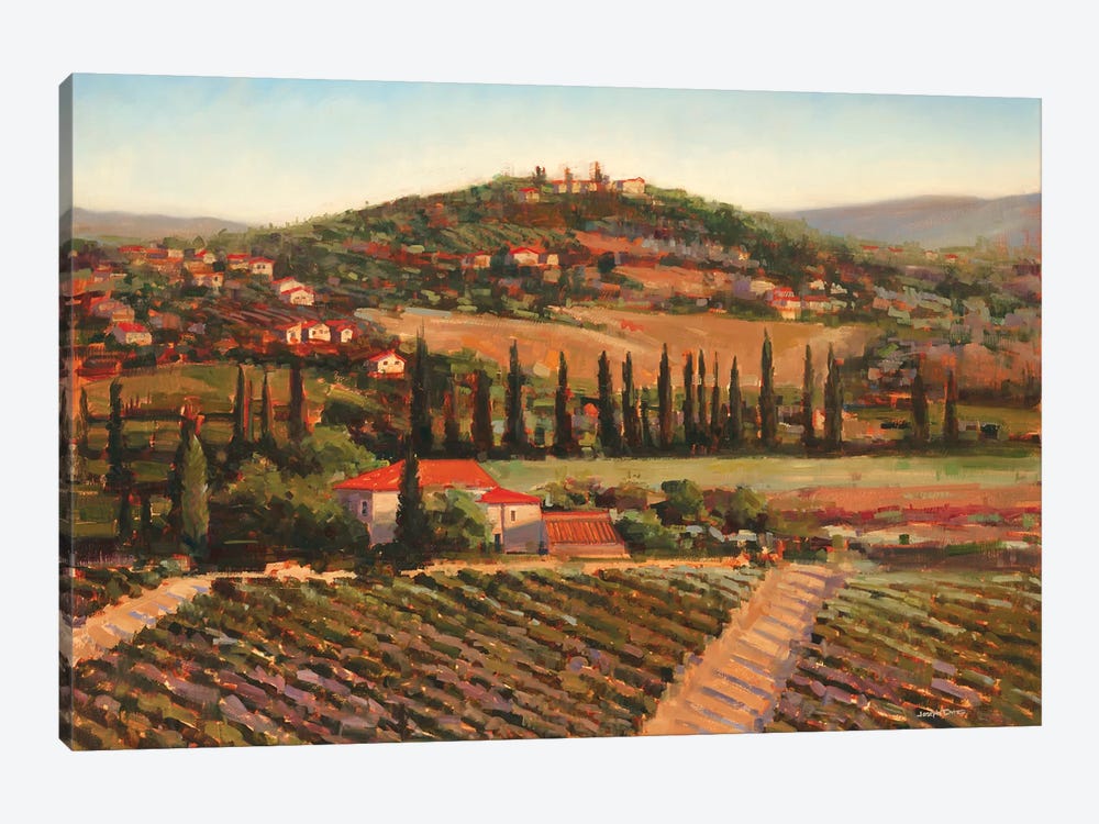 Tuscan Villa by Joseph Cates 1-piece Canvas Print