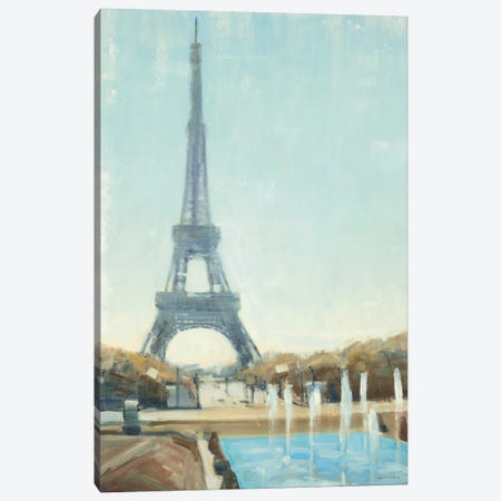 Eiffel Tower Canvas Print #JCA3} by Joseph Cates Art Print