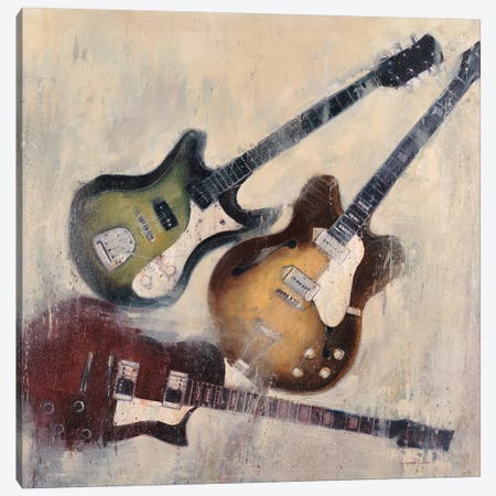 Guitars I Canvas Print #JCA5} by Joseph Cates Canvas Artwork