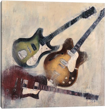 Guitars I Canvas Art Print
