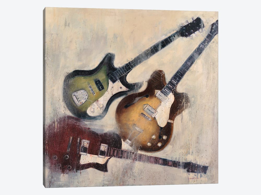 Guitars I by Joseph Cates 1-piece Canvas Art
