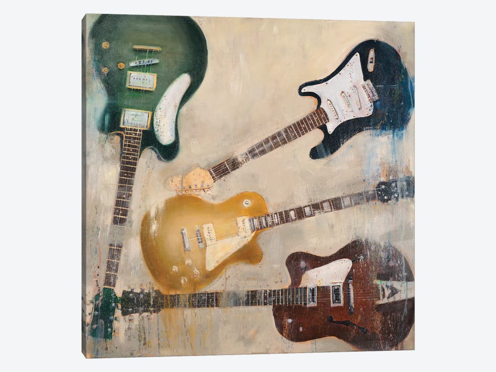 Guitars II by Joseph Cates 1-piece Canvas Print