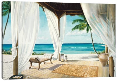 Sea Breeze II Canvas Art Print - Tropical Beach Art
