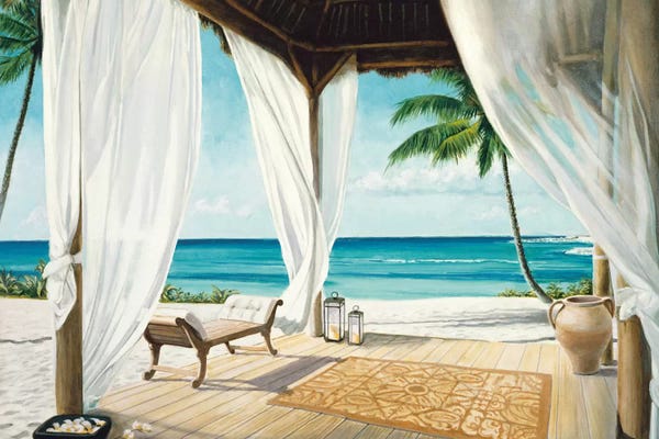 Large Coastal Art - Canvas Prints: Sea Breeze II by Jacob Reed