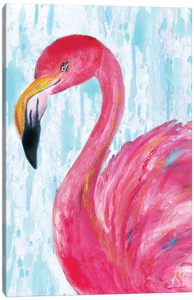 Flamingo II Canvas Art Print
